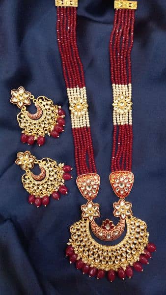 Bridal set/ wedding jewellery/ Kundan mala 1