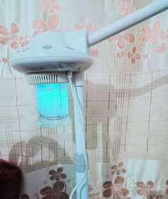 Face steamer with stand