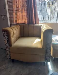 kulfi sofa chairs 2 seats with table for sale