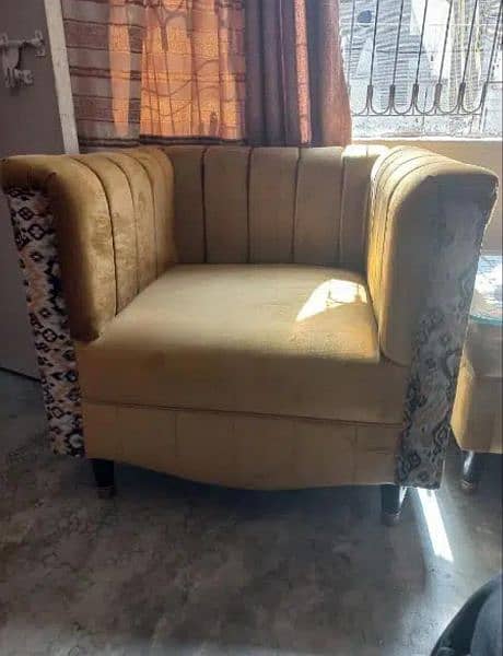 kulfi sofa chairs 2 seats with table for sale 3