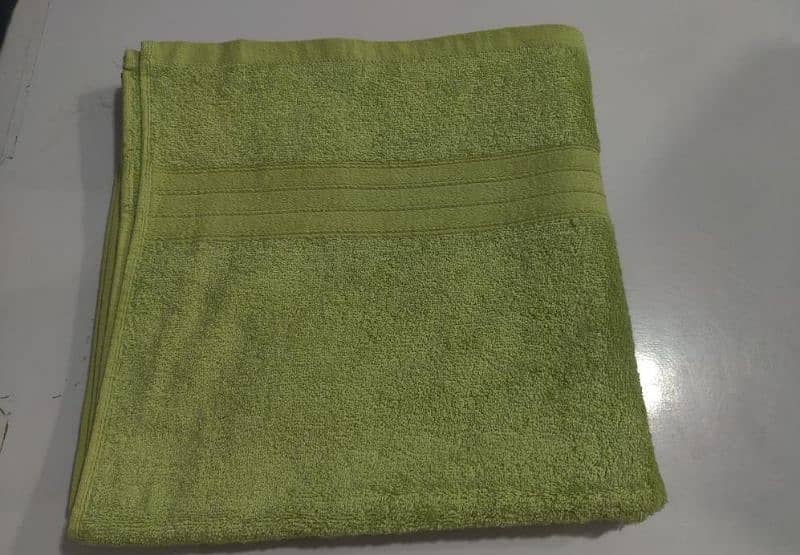 1 PC cotton plain bath towel 0