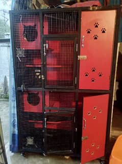 cats wooden cage 10by10 condition