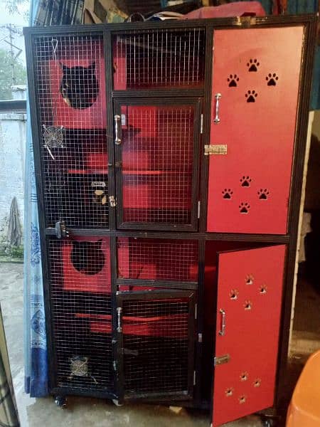 cats wooden cage 10by10 condition 0