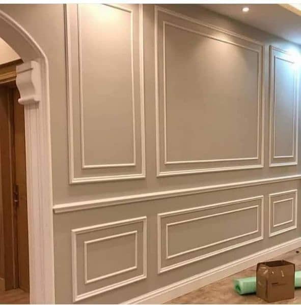 pop wall molding # wall panelling 1