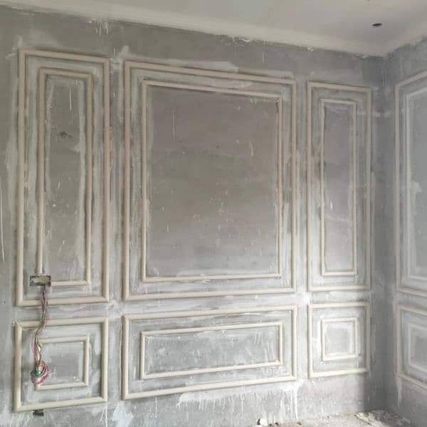pop wall molding # wall panelling 5
