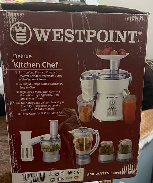 westpoint Deluxe Kitchen Chef Multifunction Kitchen Assistant! 0