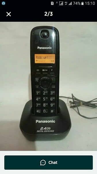 New condition Panasonic CORDLESS Phone free delivery 0