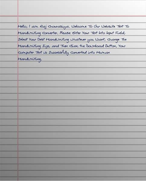 I will do Handwriting job Assignments in perfect Readable writing. 5