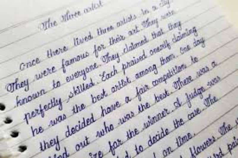 I will do Handwriting job Assignments in perfect Readable writing. 6