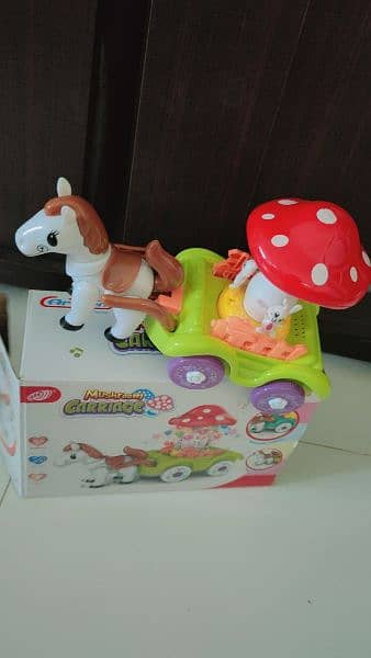Musical Toy Mushroom Carriage 0