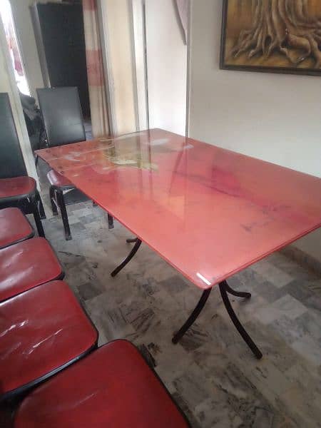 6 seater Dining Table urgent sale 1