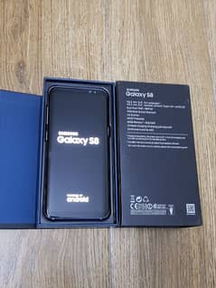 Samsung Galaxy S8 Snapdragon Compelet Box with all accessories.