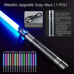 Star Wars Jedi Sword Lightsaber Light Real Metal Glow Light Saber