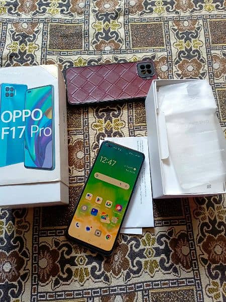 OPPO  F17 PRO WITH BOX ( shade hai display me) 1