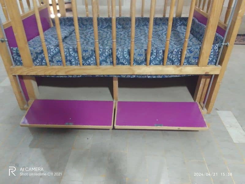 Baby Cot Bed / Wooden Baby Cot 6