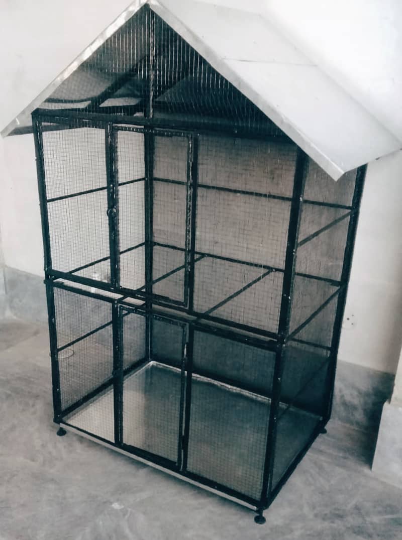 Luxurious iron cage(pinjra), fully customized for parrots & fancy bird 0