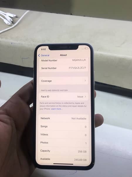 iPhone X pta approved 256gb 3