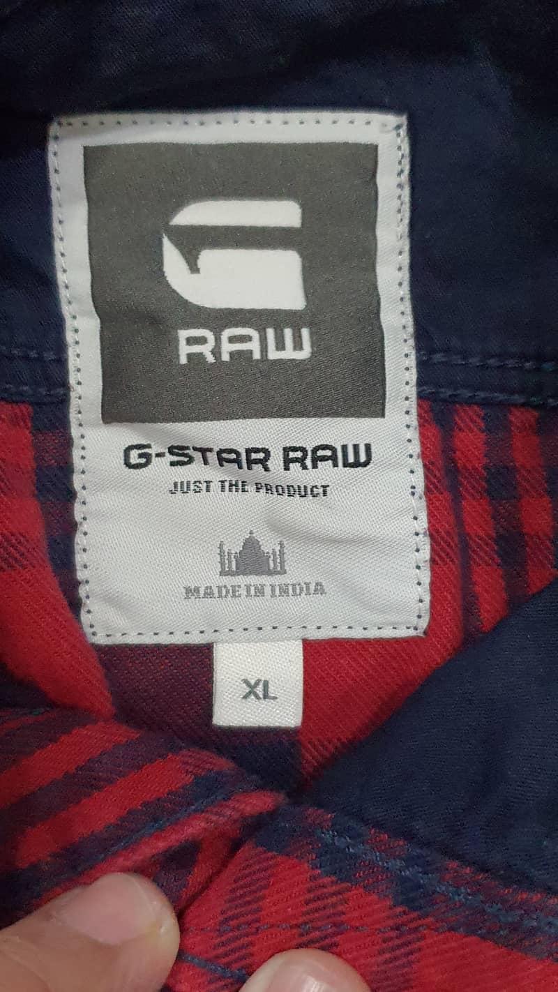 Shirt jeans  branded G star raw XL size 3