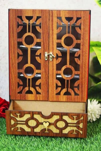 wooden bangle Stand with jewellery box 1