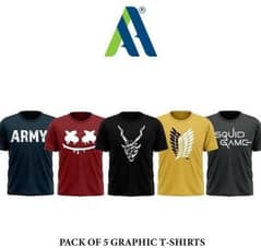 Pack of 5 t-shirts