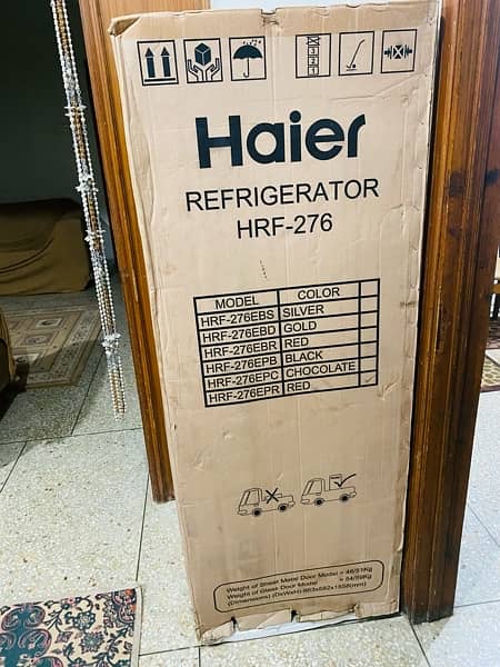 Haier Refrigerator HRF-276 EPR-RED 3