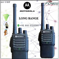 Motorola A8 Dual Band Walkie talkie (2Pcs) two way radios 5Watt Mag1