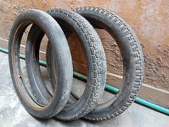 Honda 125 tyre 2 back and one frant