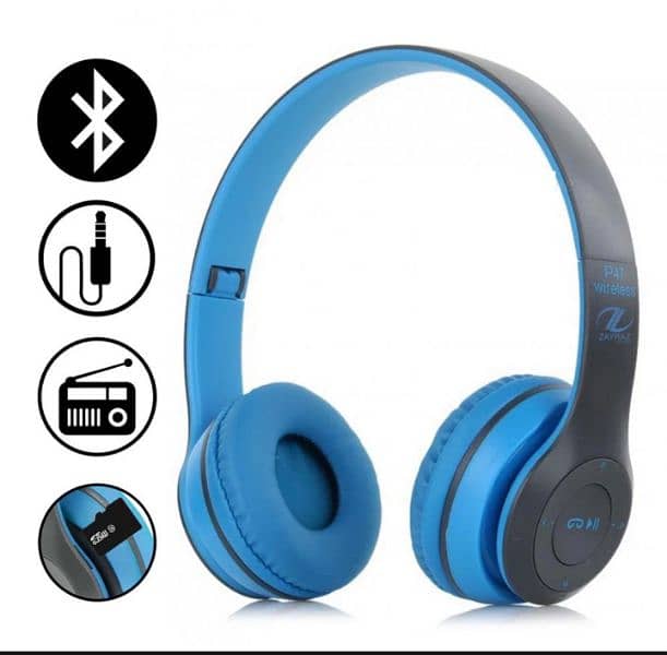 P47 WIRELESS HEADPHONE With Delivery Order On WhatsApp 031603-60600 1