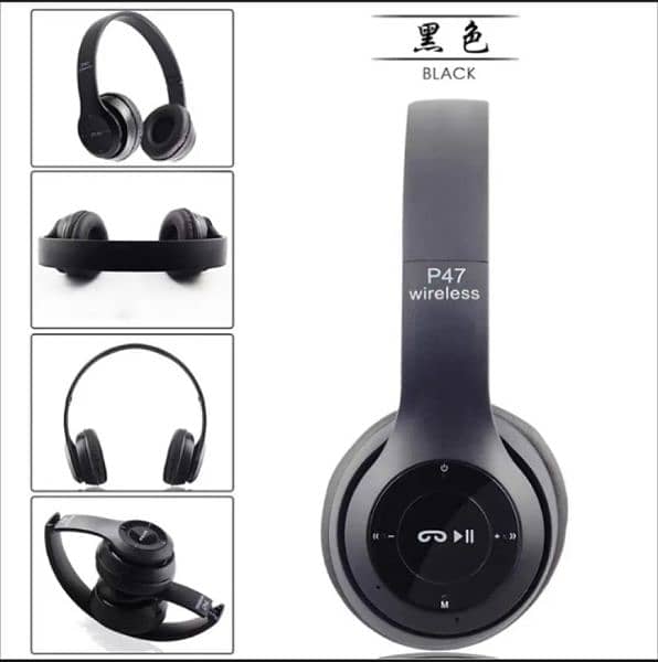 P47 WIRELESS HEADPHONE With Delivery Order On WhatsApp 031603-60600 2