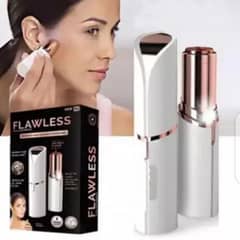 Flawless Painless Facial Hair Remover For Women Cell Operated 0