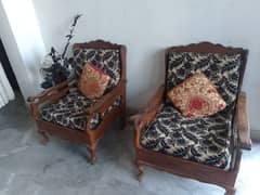 sofa Set 5 seater Total Original Wood with Molty Foam