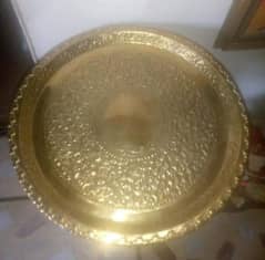 beautiful antique luxury heavy brass tray What's app 03198941540