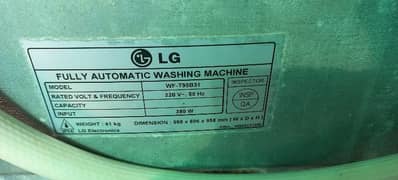 Automatic Washing Machine LG 10 kg