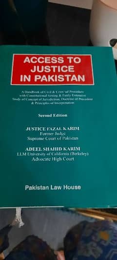 law book 'Access to justice'