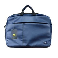 Hp AND 15.6 Inch Double Pocket Laptop Hand Carry Bag Blue 0