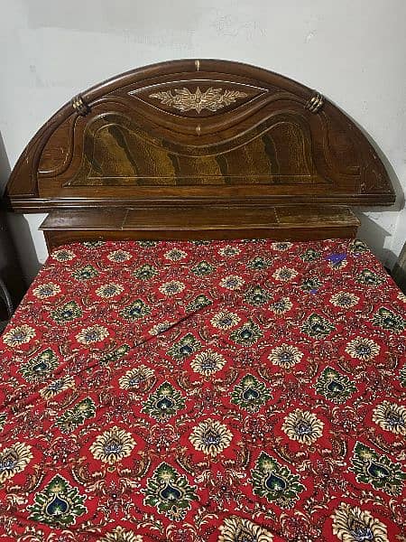 bed and mirror urgent sale 03181705884 3