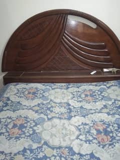 King size bed available with mattress 0