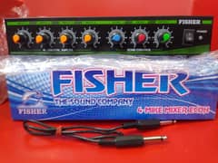Fisher Echo delay mixer for 4 microphones for Naat Majlis qirat masjid