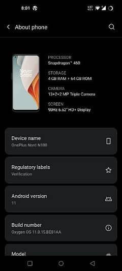 OnePlus Nord N100  exchange possible