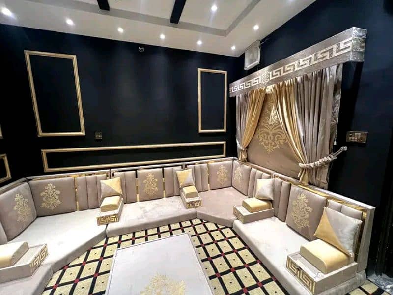 luxurious sofa set, majlis sofa, coffee chair 5