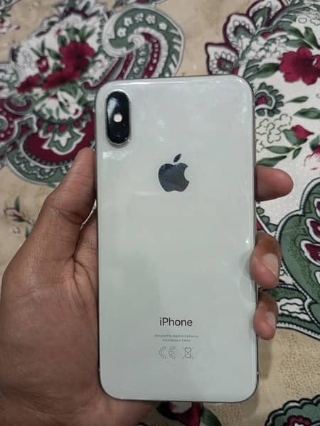 iphone X (pta approved) 256 white 4