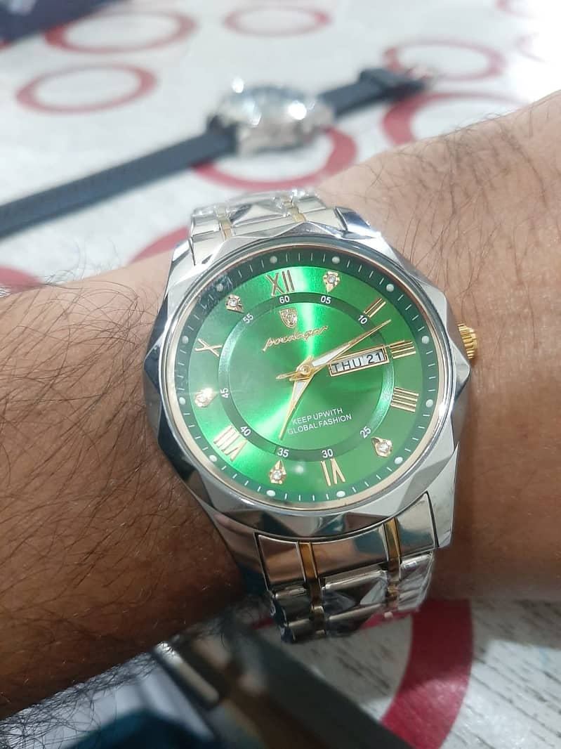 POEDAGAR 858 Luxury Man Wristwatch Waterproof Stainless Steel 1
