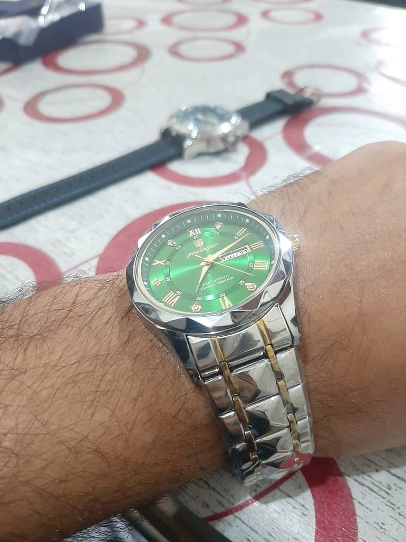 POEDAGAR 858 Luxury Man Wristwatch Waterproof Stainless Steel 3