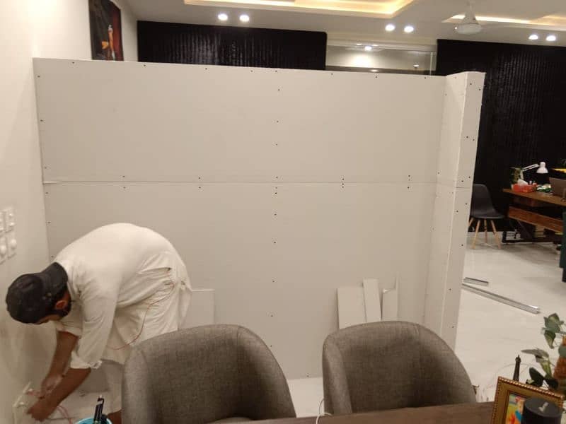 office partition dry wall 6