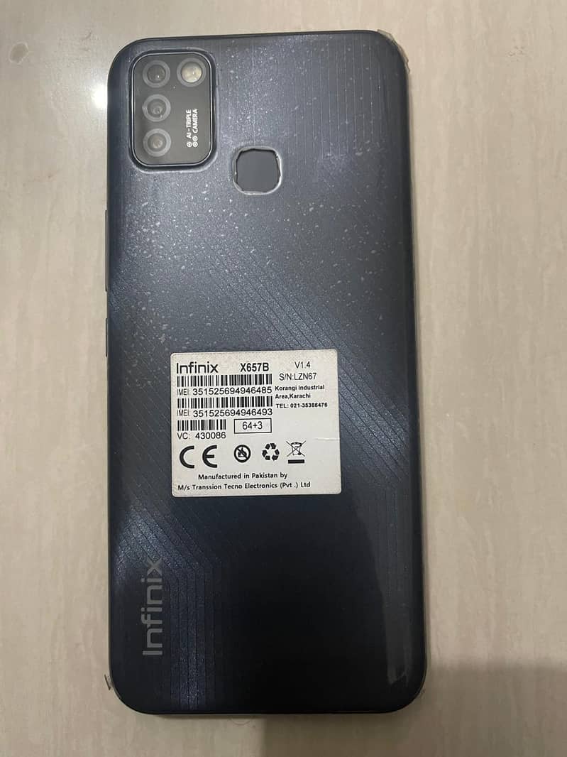 Infinix Smart 6 mobile 3+64 for sale 3