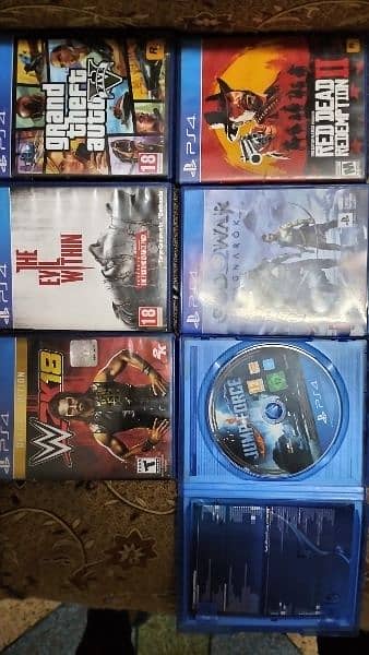 playstation 4 games god of war regnarock, rdr 2, gta 5 etc for ps 4 18