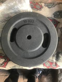 rubber coated weights plate. . 10 kg pair
