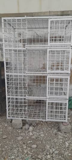 Solid Steel bar chicken cage