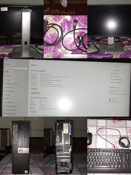 Computer LED, CPU, Mouse And Keyboard 0