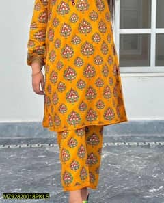 2 pices woman stitched shirt and trouser in medium and large size